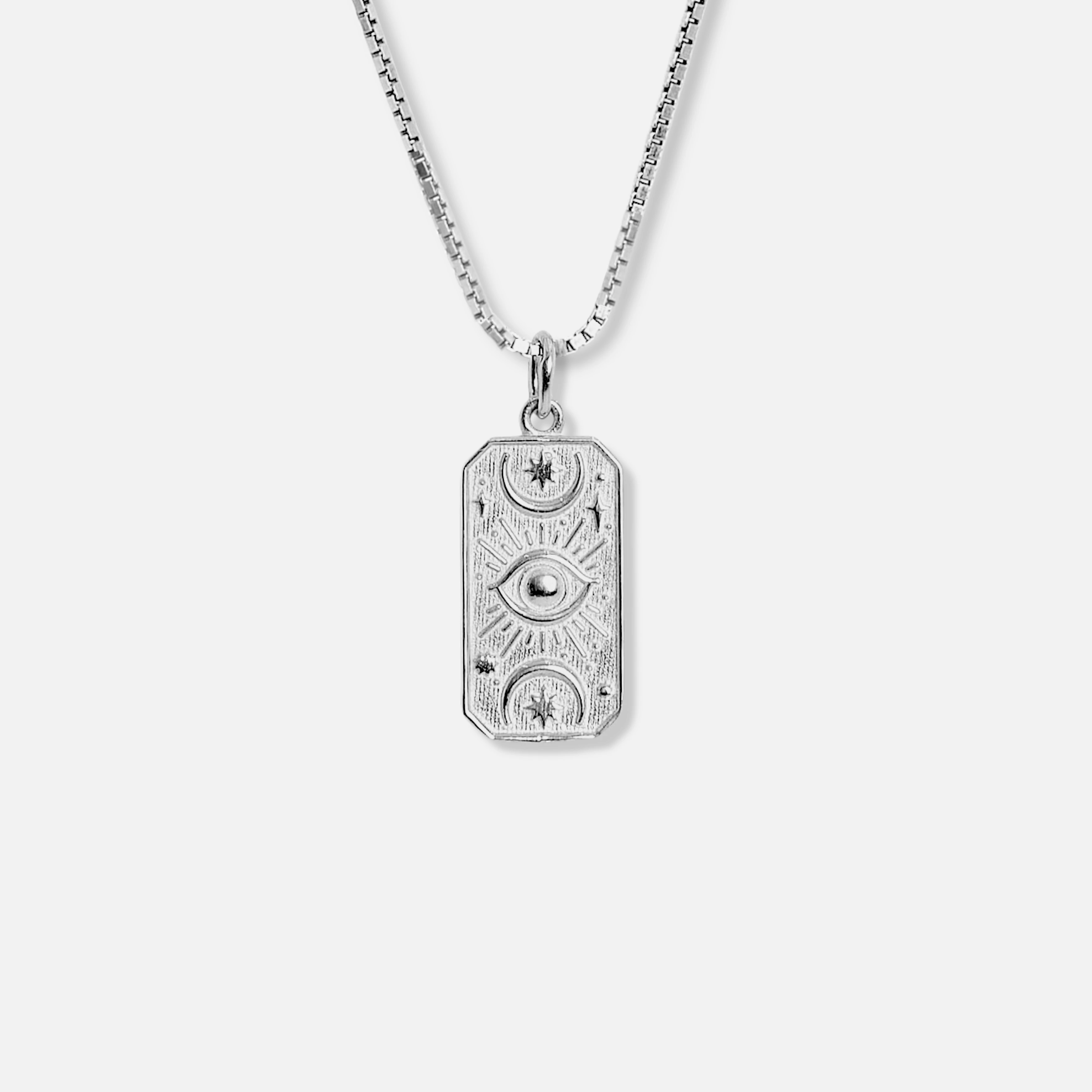 the kiss necklace - sterling silver